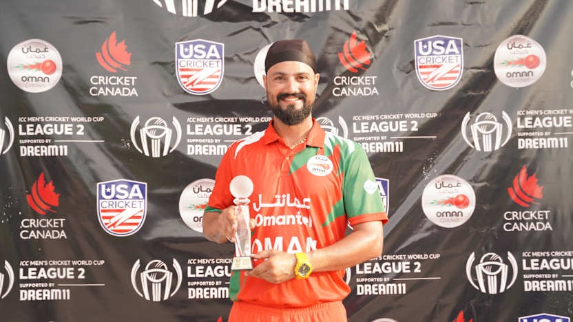Jatinder the hero as Oman down USA in Super Over thriller