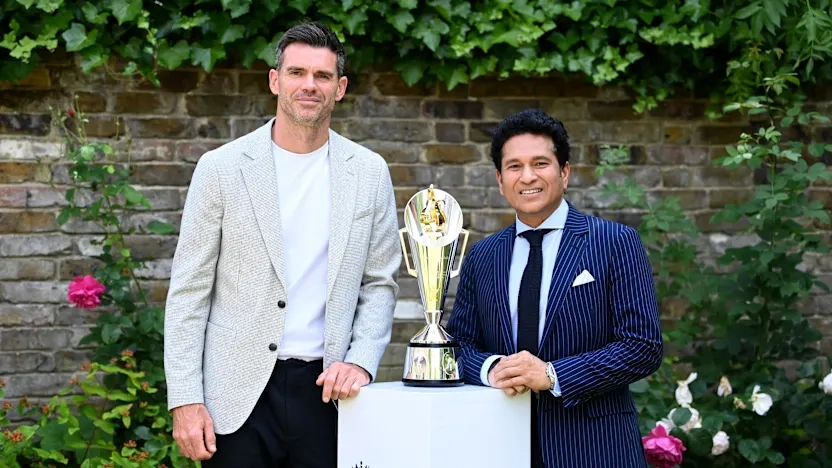 Anderson-Tendulkar Trophy unveiled for England-India Tests