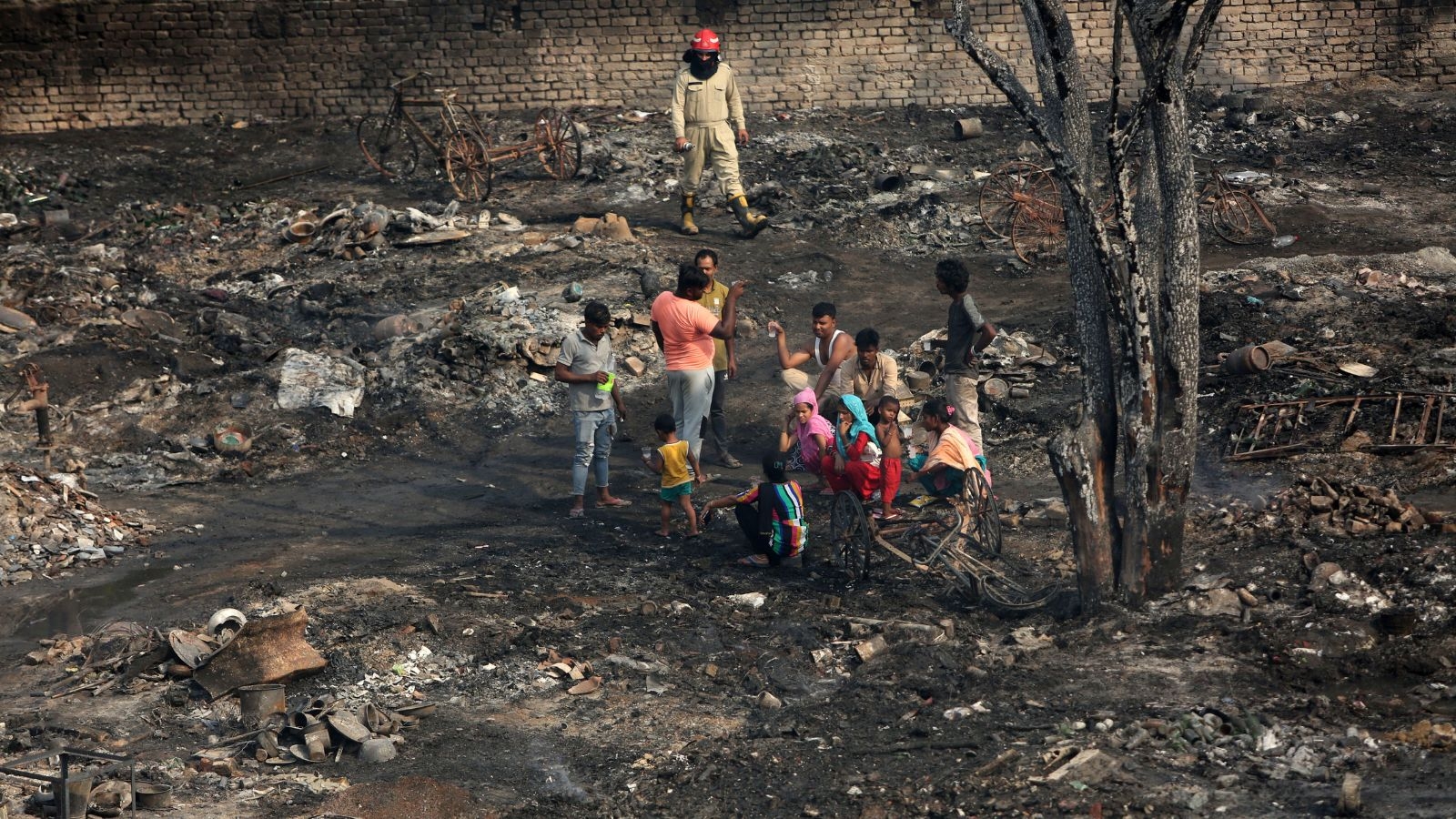 ‘He was sleeping at the time… no one heard his cries': Mother of 4-year-old killed in fire at Delhi slum