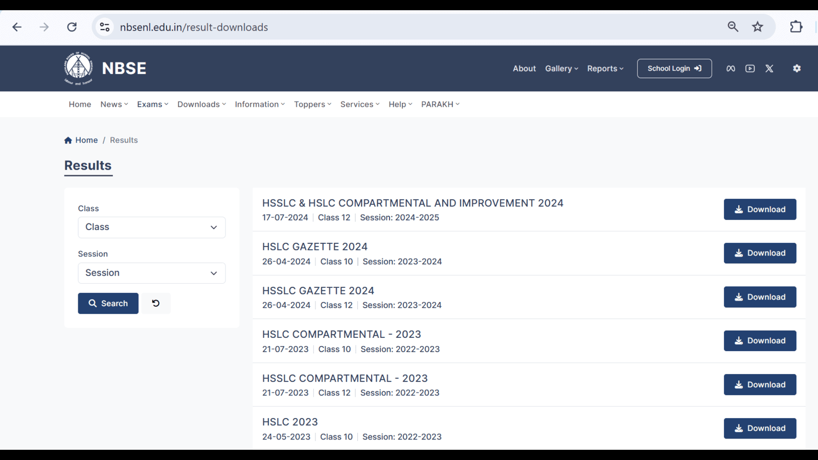Nbsenl.edu.in, NBSE Nagaland Board HSLC, HSSLC Result 2025: Website to check scorecards