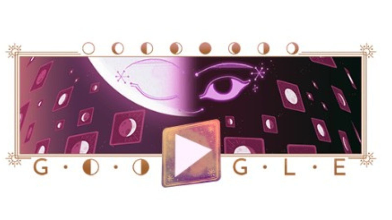 Google celebrates April's final half-moon with an interactive doodle game