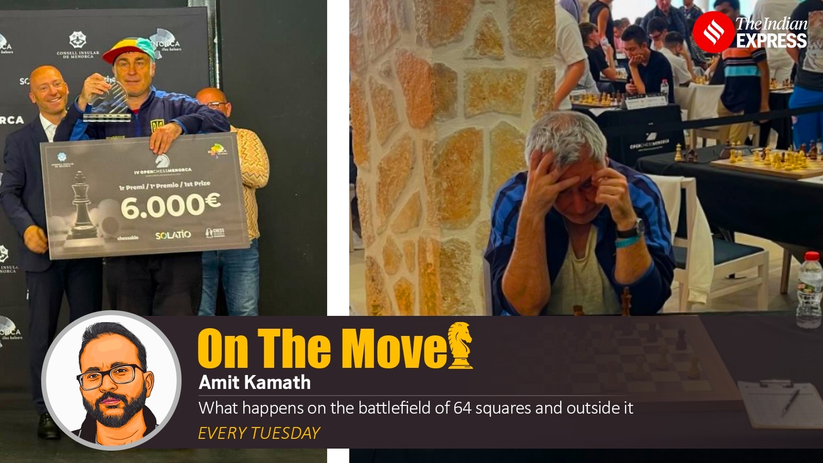 In era of teen prodigies, Vasly Ivanchuk, winner of Menorca Open, has an undying passion for chess even at 56