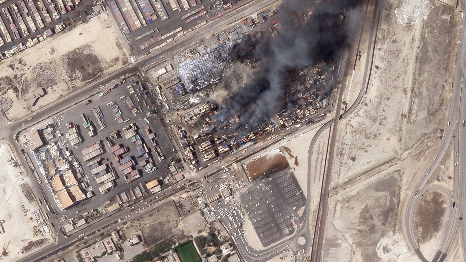 Iran says fire extinguished at a port rocked by explosion as the death toll rises to at least 70