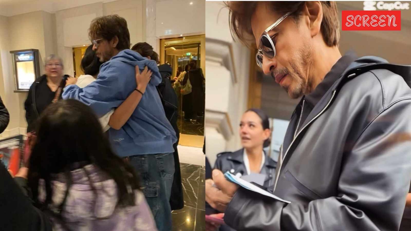 Shah Rukh Khan had fans crying as he hugged and interacted with them during his trip to Germany. Watch