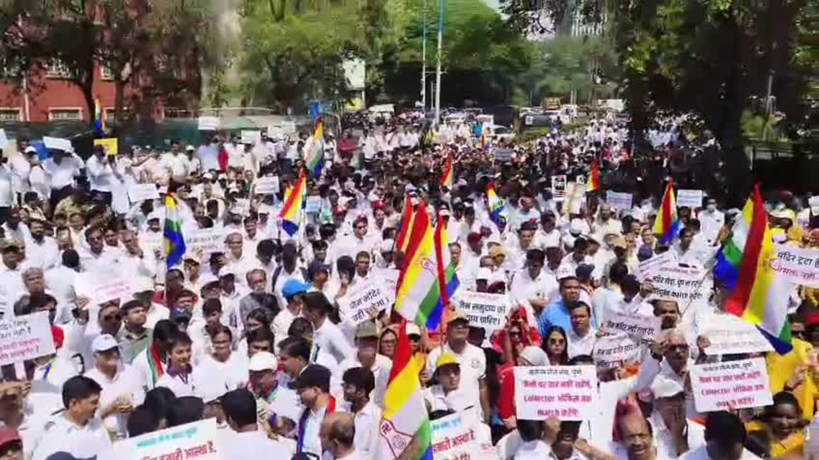 Jain community in Pune protests against Mumbai temple's demolition by civic body