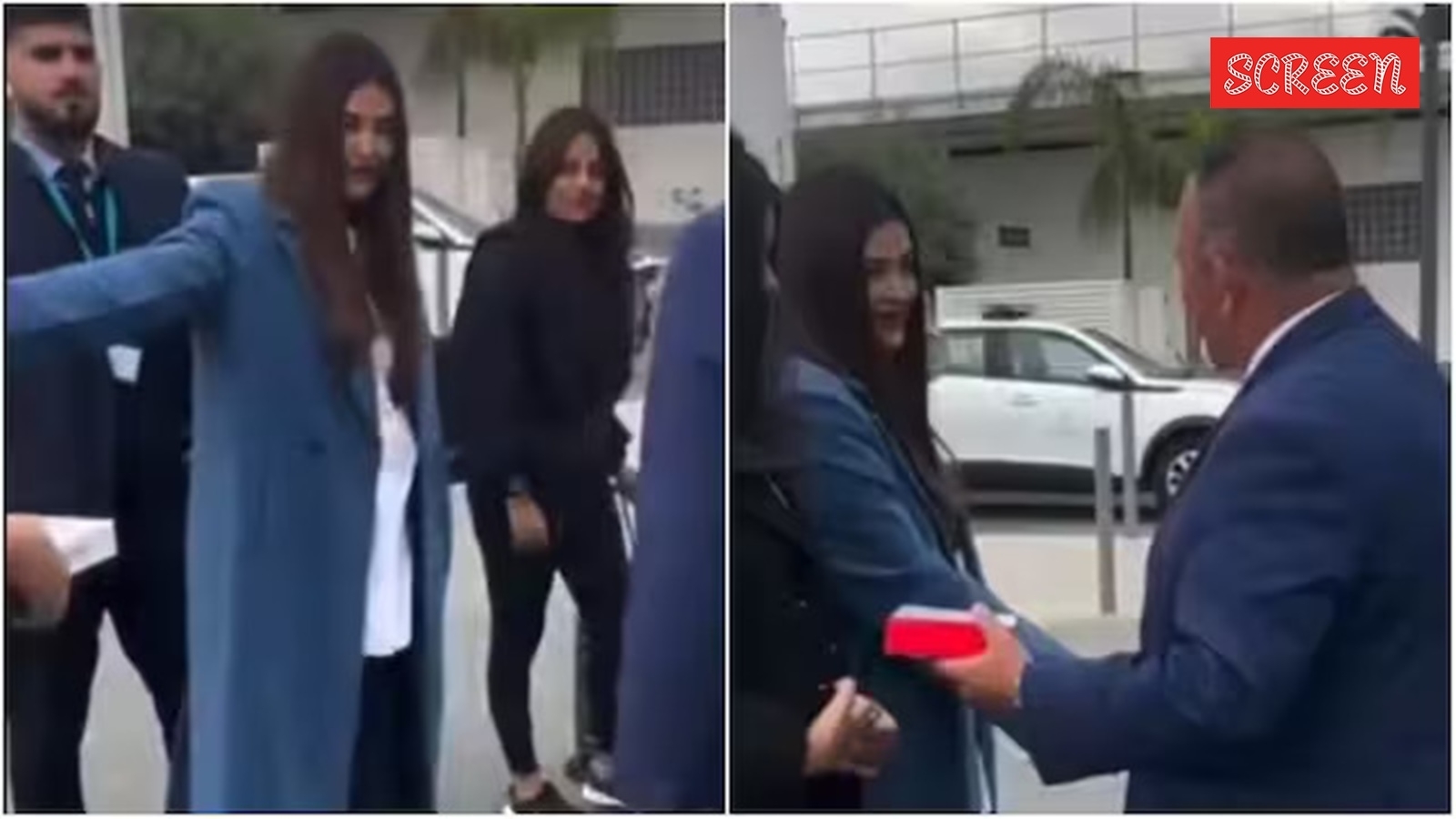 Aishwarya Rai arrives at the 78th Cannes International Film Festival with daughter Aaradhya Bachchan