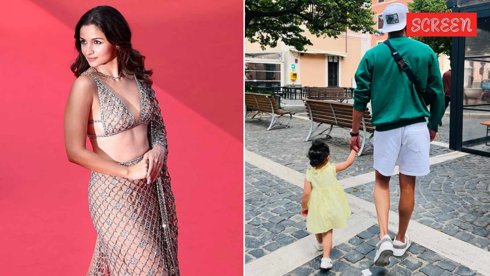 Ranbir Kapoor steps into dad mode, takes daughter Raha out as Alia Bhatt slays at Cannes. Watch