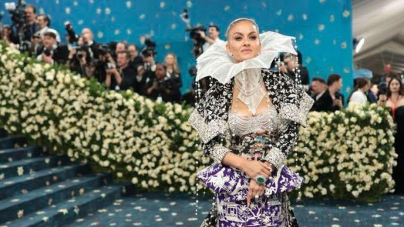 Natasha Poonawalla takes Parsi heritage to Met Gala 2025 with traditional Gara outfit