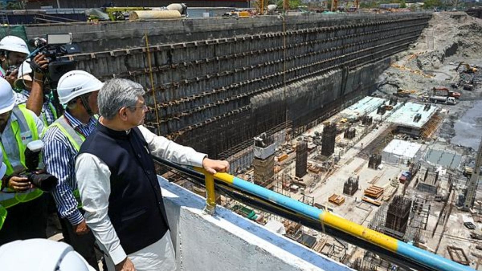Vaishnaw reviews Bullet train project work at BKC station: ‘Moving very fast'