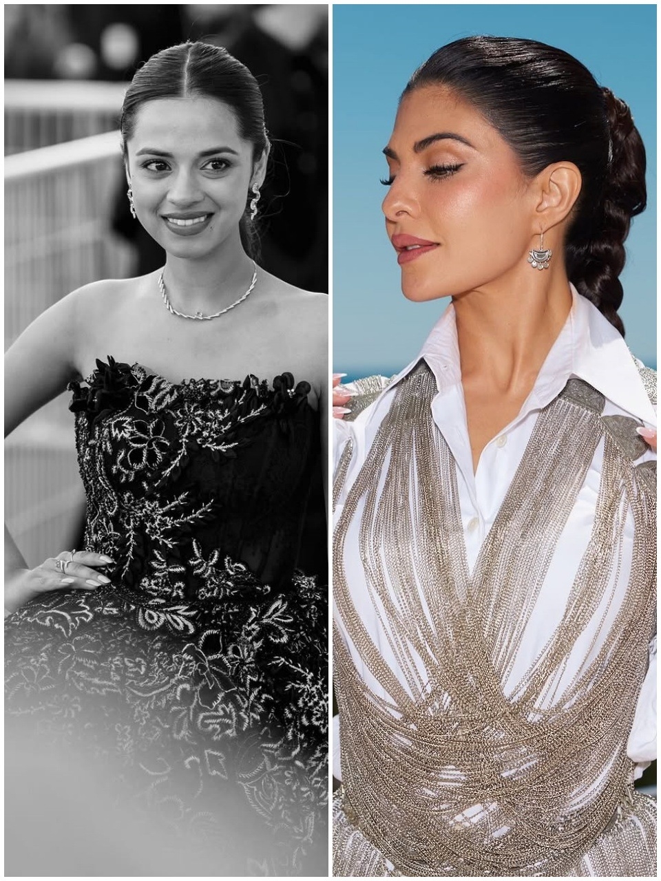 Cannes 2025: Nitanshi Goel aka 'Phool' blooms at red carpet, Jacqueline joins ‘women in cinema'