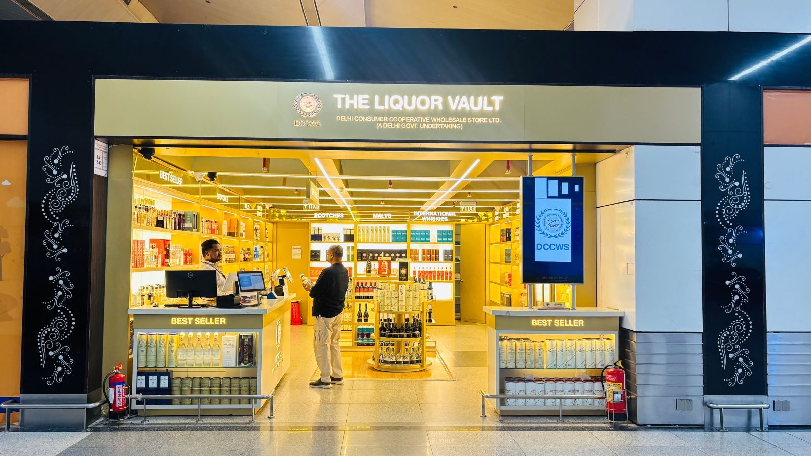 Travellers at Delhi Airport's Terminal 3 may not find their choice of liquor at its outlet. Here's why