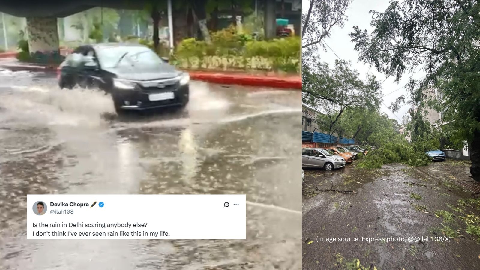 Heavy rains, thunderstorms soak Delhi NCR; memes and videos flood social media: ‘Can Delhi weather chill a bit?'