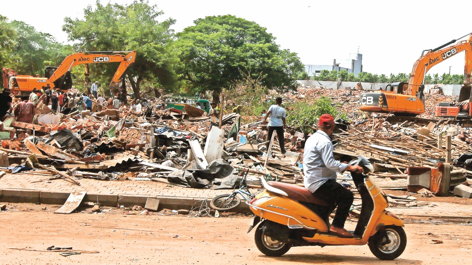 450 buildings razed in AMC's anti-encroachment drive in Bapunagar
