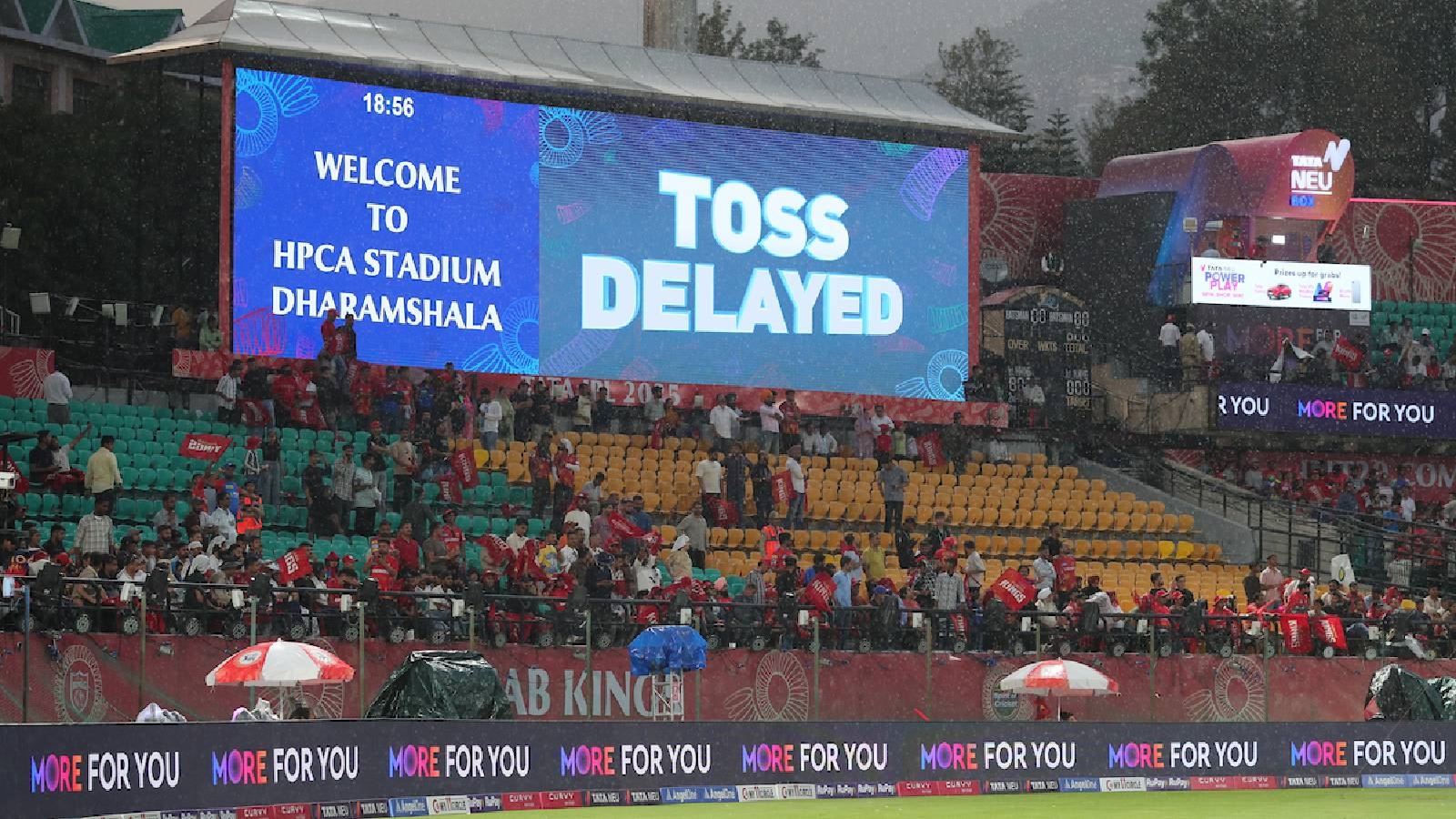IPL 2025: Punjab Kings vs Delhi Capitals toss delayed in Dharamsala due to rain