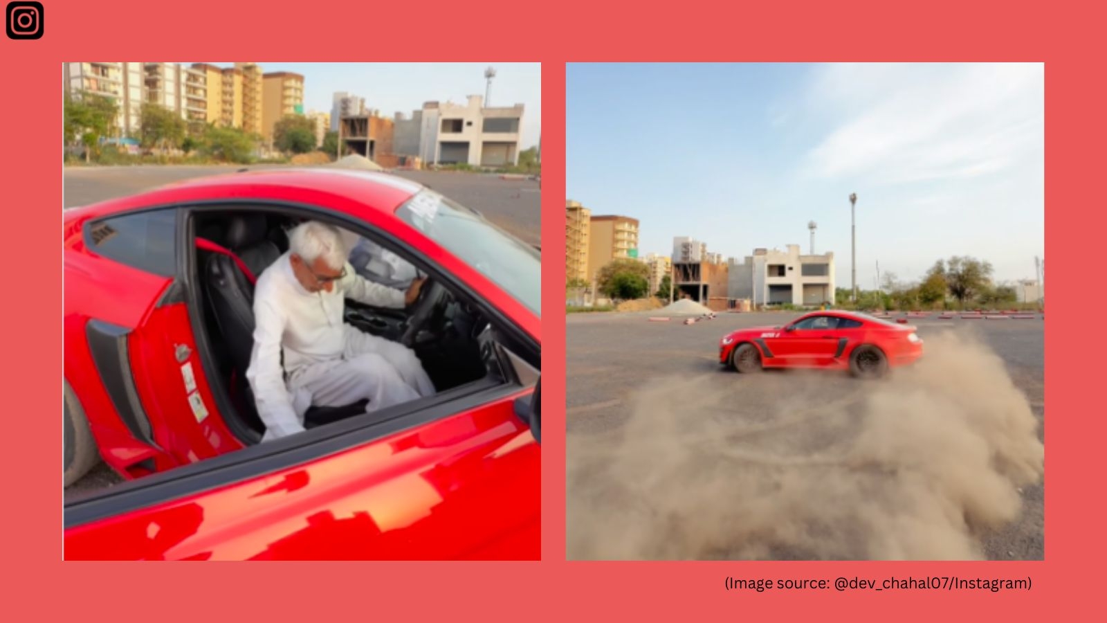 Man drifts grandson's Ford Mustang like a pro; video gets over 50 million views: ‘Dadaji version of The Fast and the Furious'