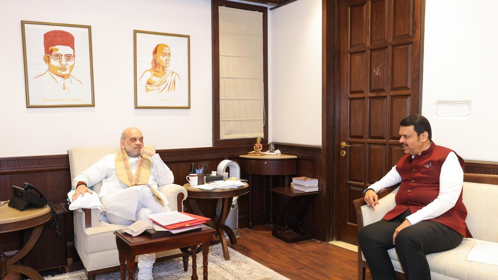 Fadnavis meets Amit Shah in New Delhi to seek Centre's nod ‘on some important issues'