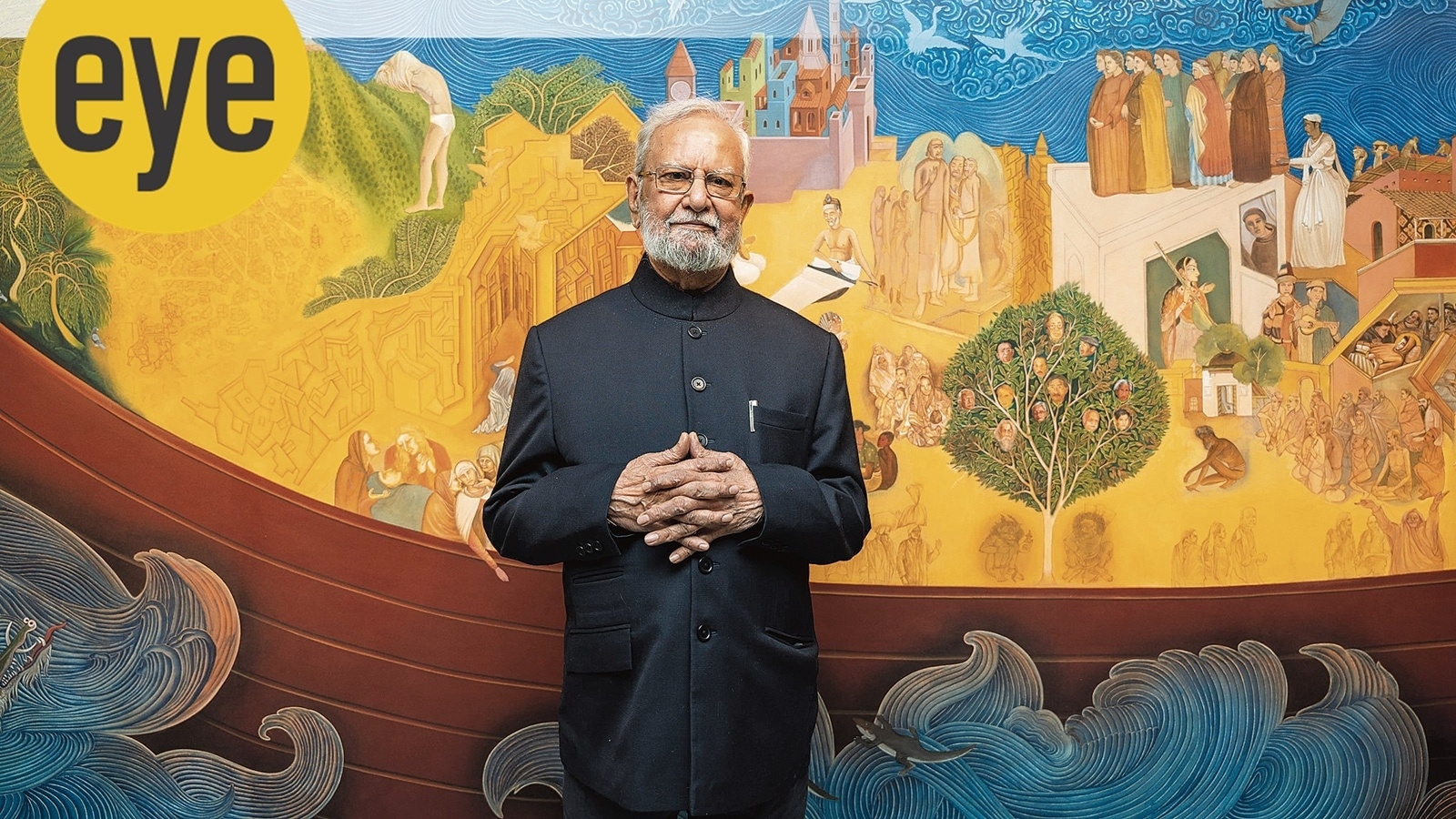 I went beyond the popular image of Kabir to create mine: Gulammohammed Sheikh