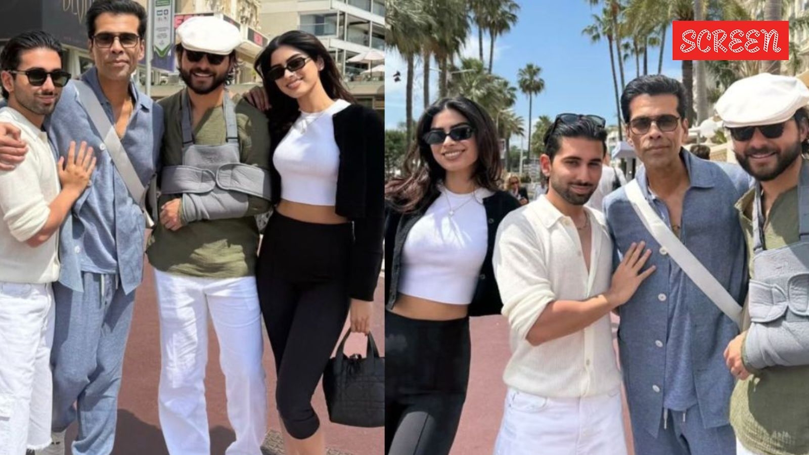 Janhvi Kapoor's boyfriend Shikhar Pahariya joins Khushi Kapoor, Karan Johar and Ishaan Khatter at Cannes for Homebound premiere