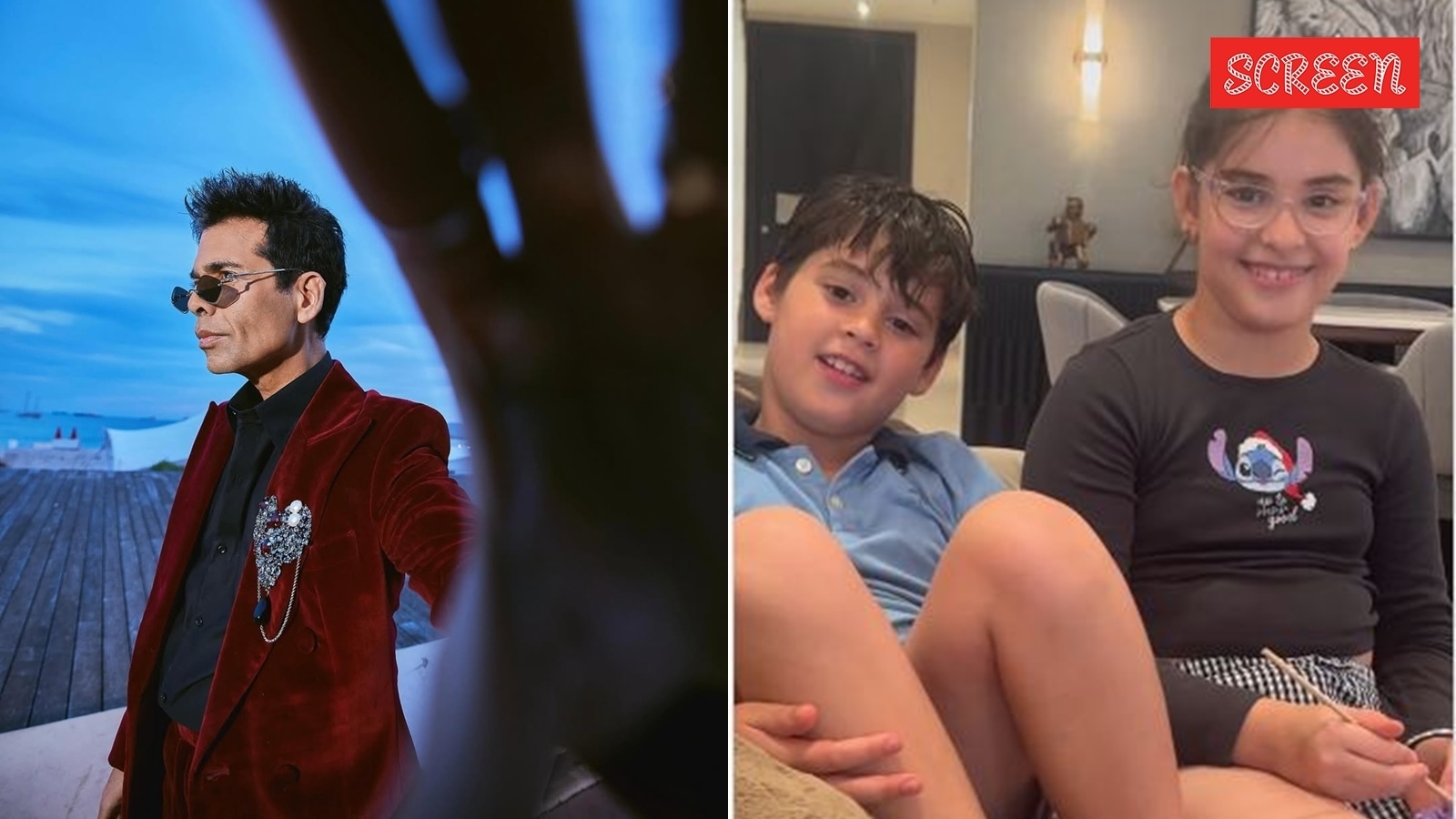 Karan Johar posts hilarious video of his kids roasting him: ‘You should stop doing that face'
