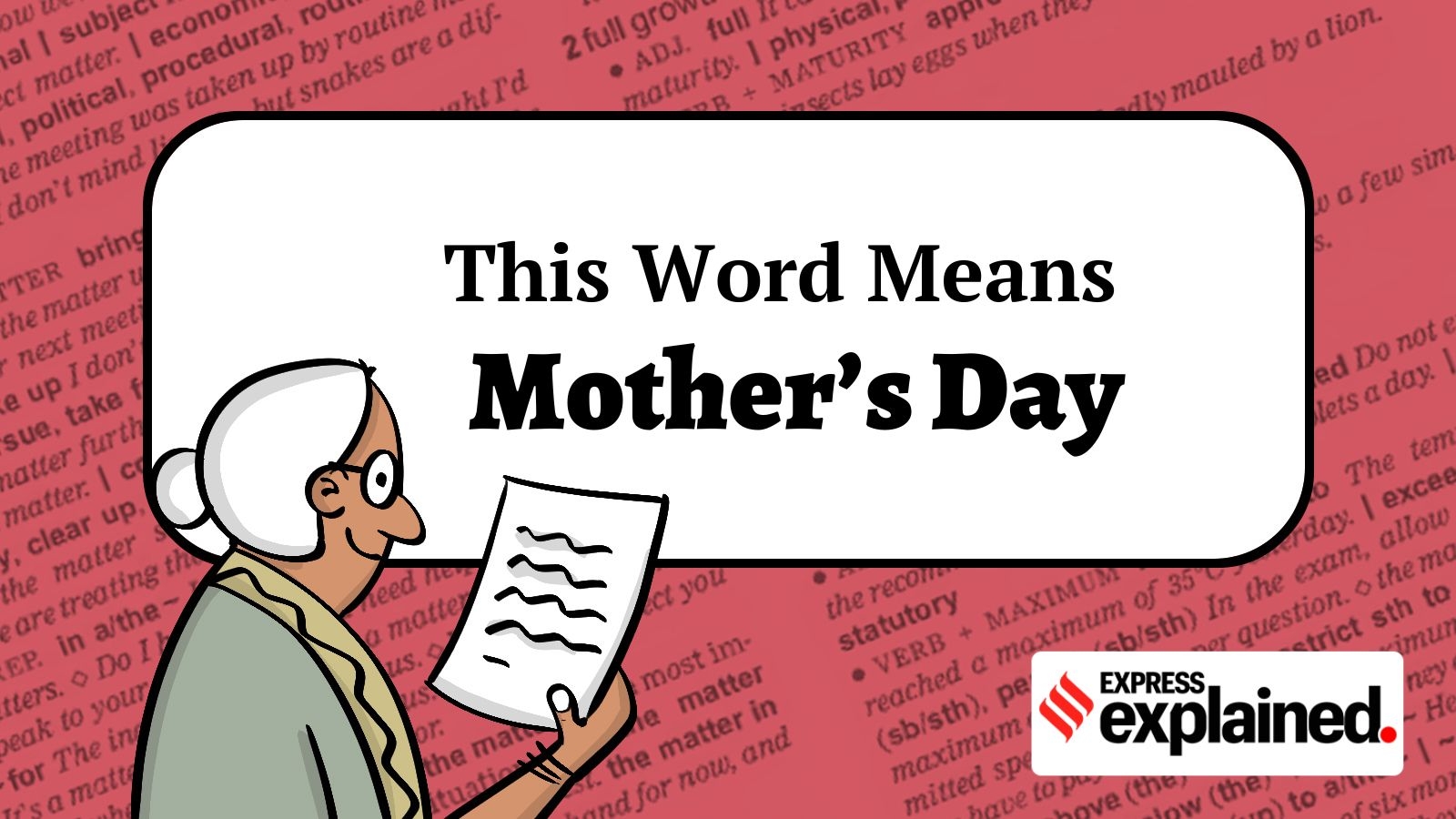This Word Means: Mother's Day