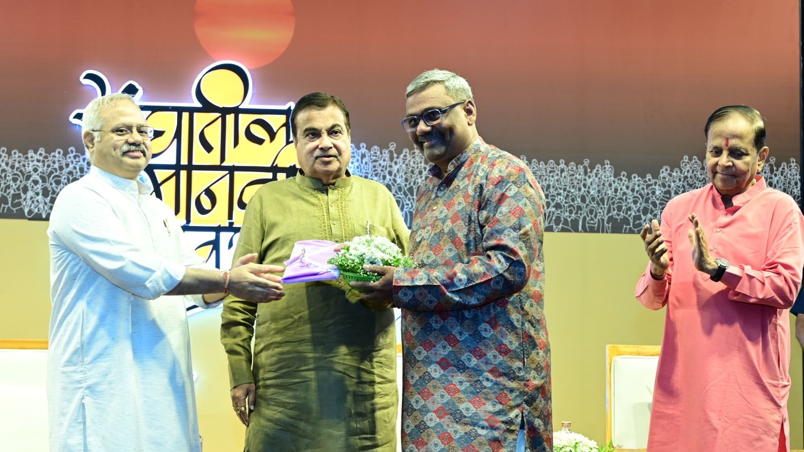 At his book release, Gadkari credits RSS and ABVP for his conviction, sensitivity