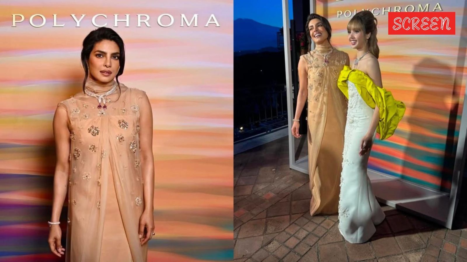 Priyanka Chopra coaxes BLACKPINK's Lisa to change seats for a better photo angle at event in Italy, internet is in love, watch