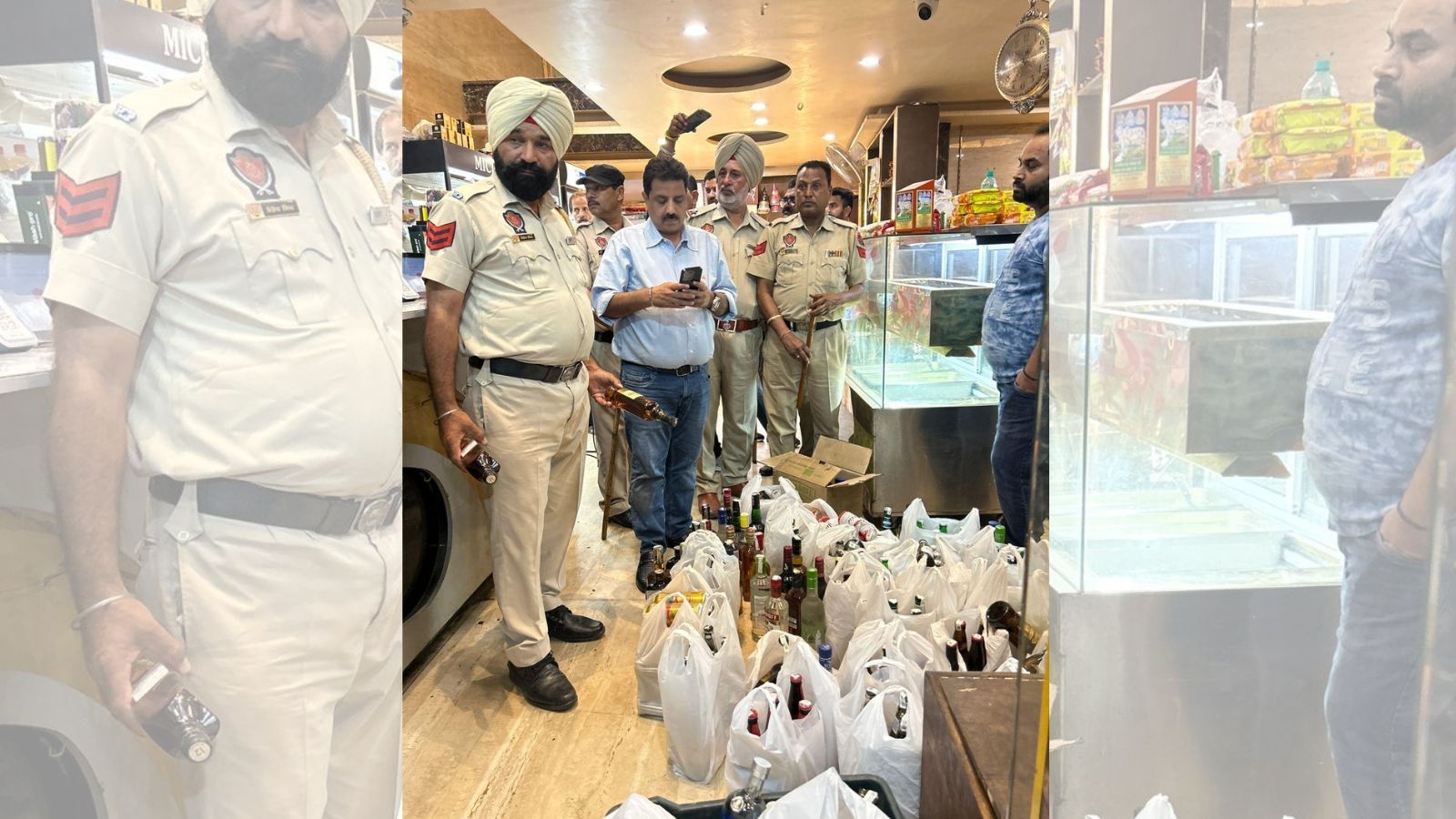 Huge cache of ‘illegal' liquor recovered from chicken shop in Mohali