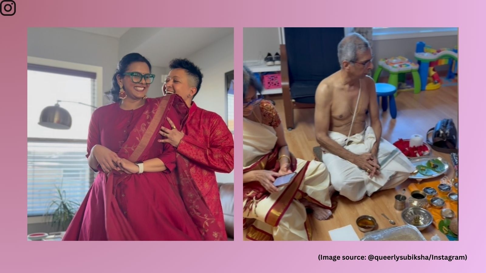‘They didn't hesitate': Indian-origin queer woman shares video showing parents acknowledging her same-sex marriage. WATCH
