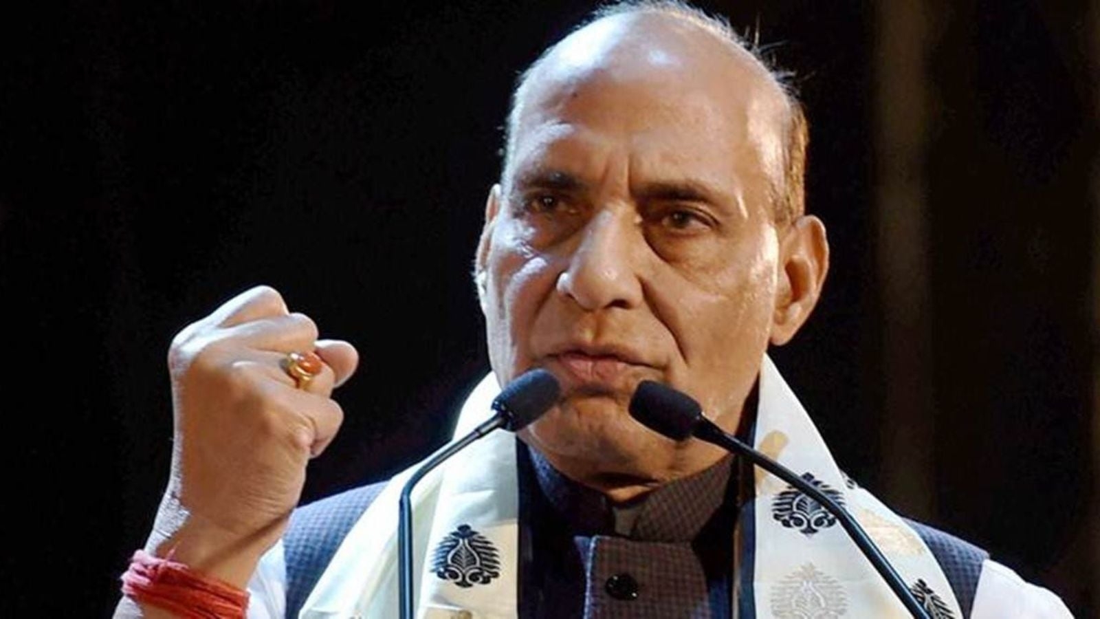 India will use every method to deal with Pak-backed terrorism: Rajnath Singh on board INS Vikrant