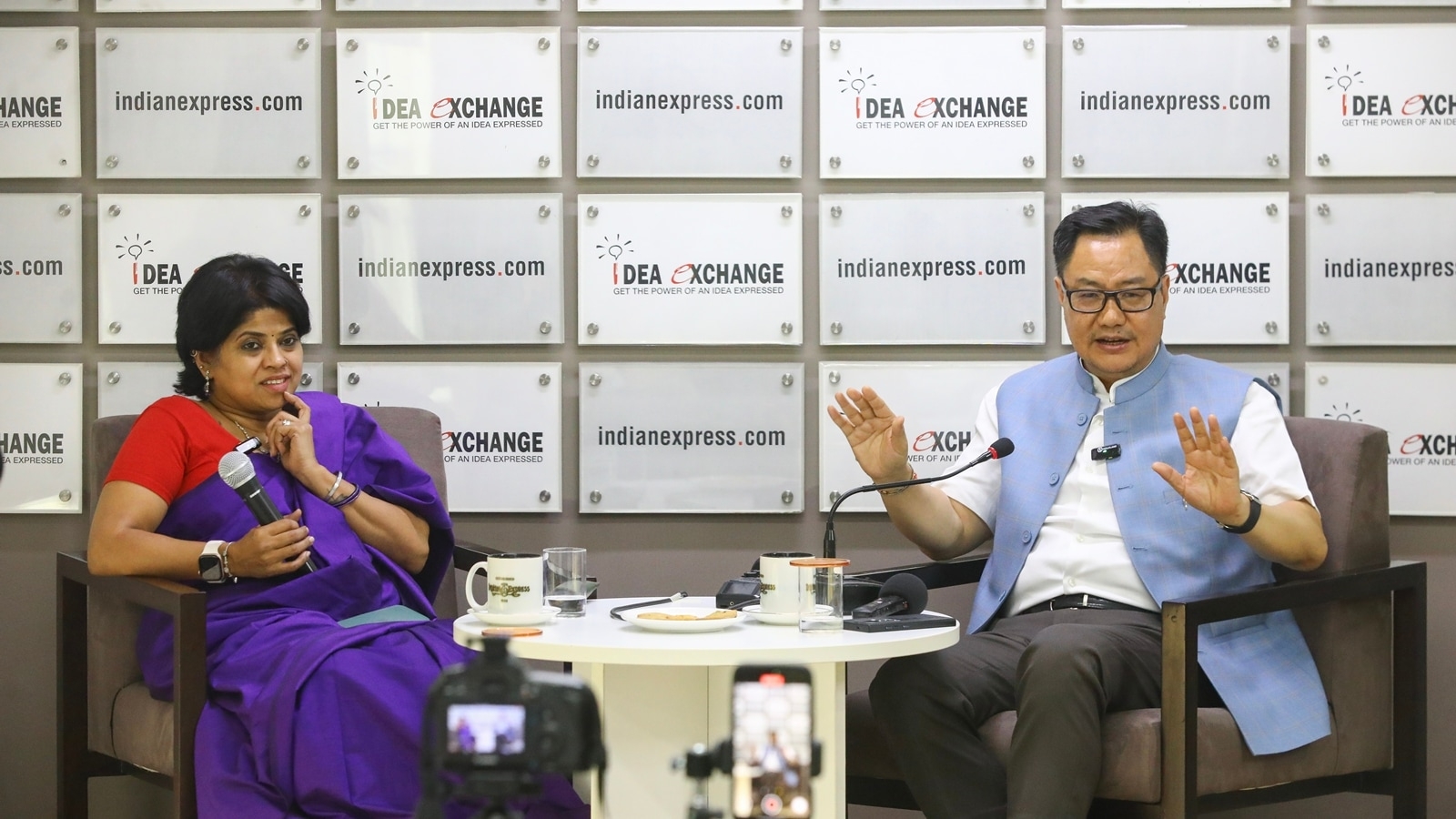 Kiren Rijiju at Idea Exchange: ‘Those opposing Waqf are the powerful voices among the Muslims… We are not bothered about them'
