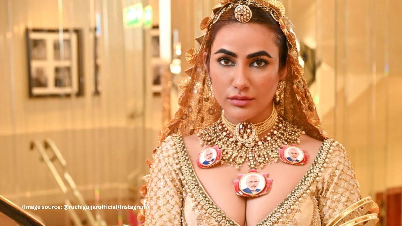 Ruchi Gujjar turns heads at Cannes 2025 in ‘PM Modi' necklace: Who is she?