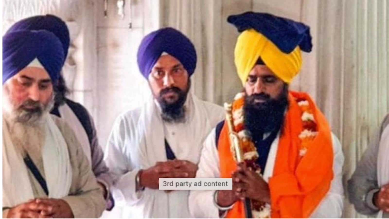 Invoking history, Jathedar of Akal Takht Sahib welcomes India-Pakistan ceasefire, calls for peace and dialogue