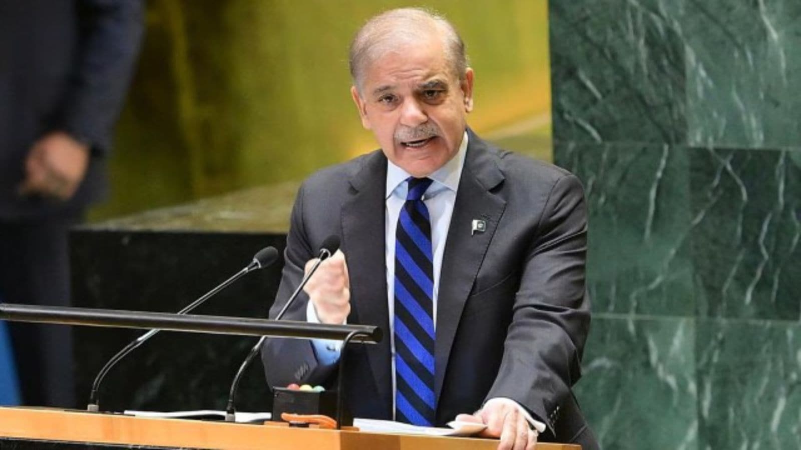 Pakistan, India should sit down at the table like peaceful neighbours and settle outstanding issues: PM Shehbaz Sharif