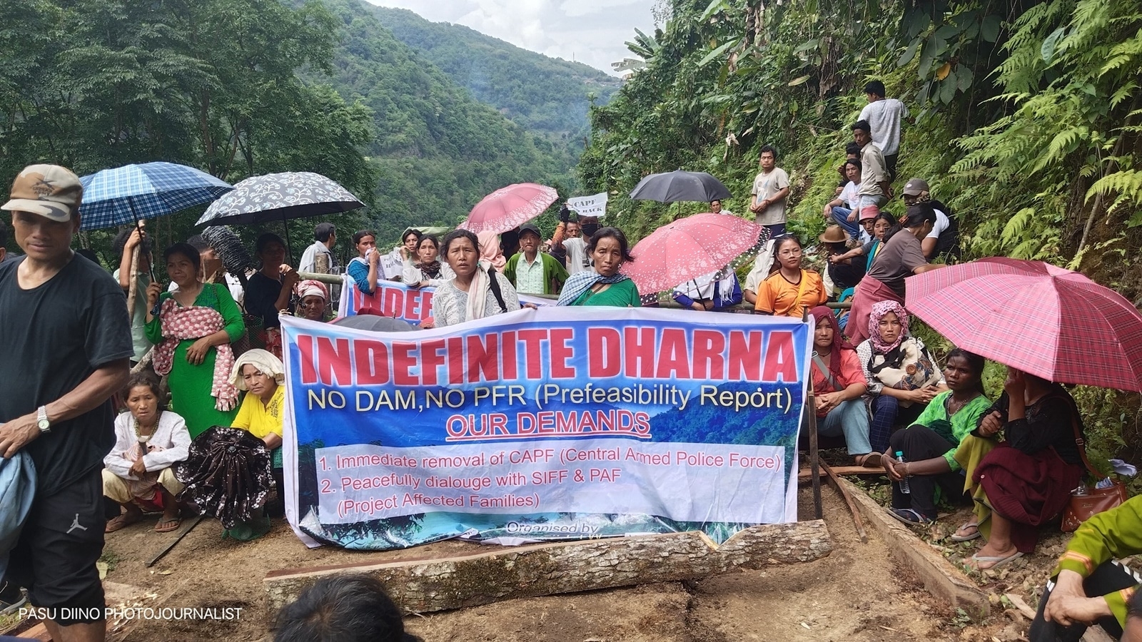 With central forces and drilling equipment brought in, locals restart protest against Siang dam in Arunachal