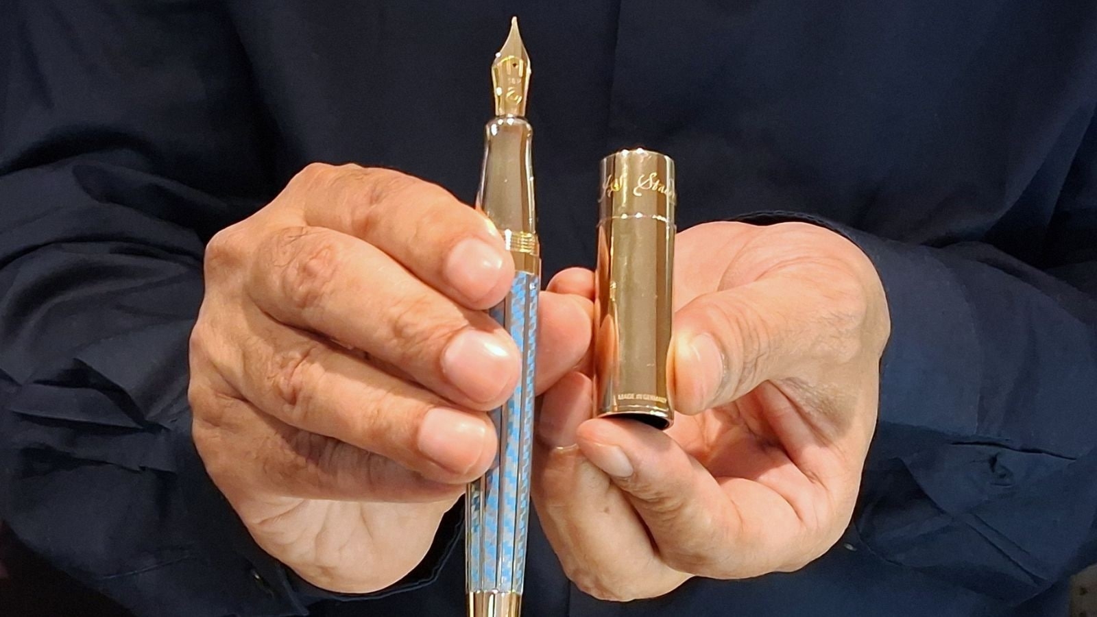 Kolkata Pen Utsav 2025: Star of the show— Rs 7 lakh Staedtler gold pen with 18-carat gold nib
