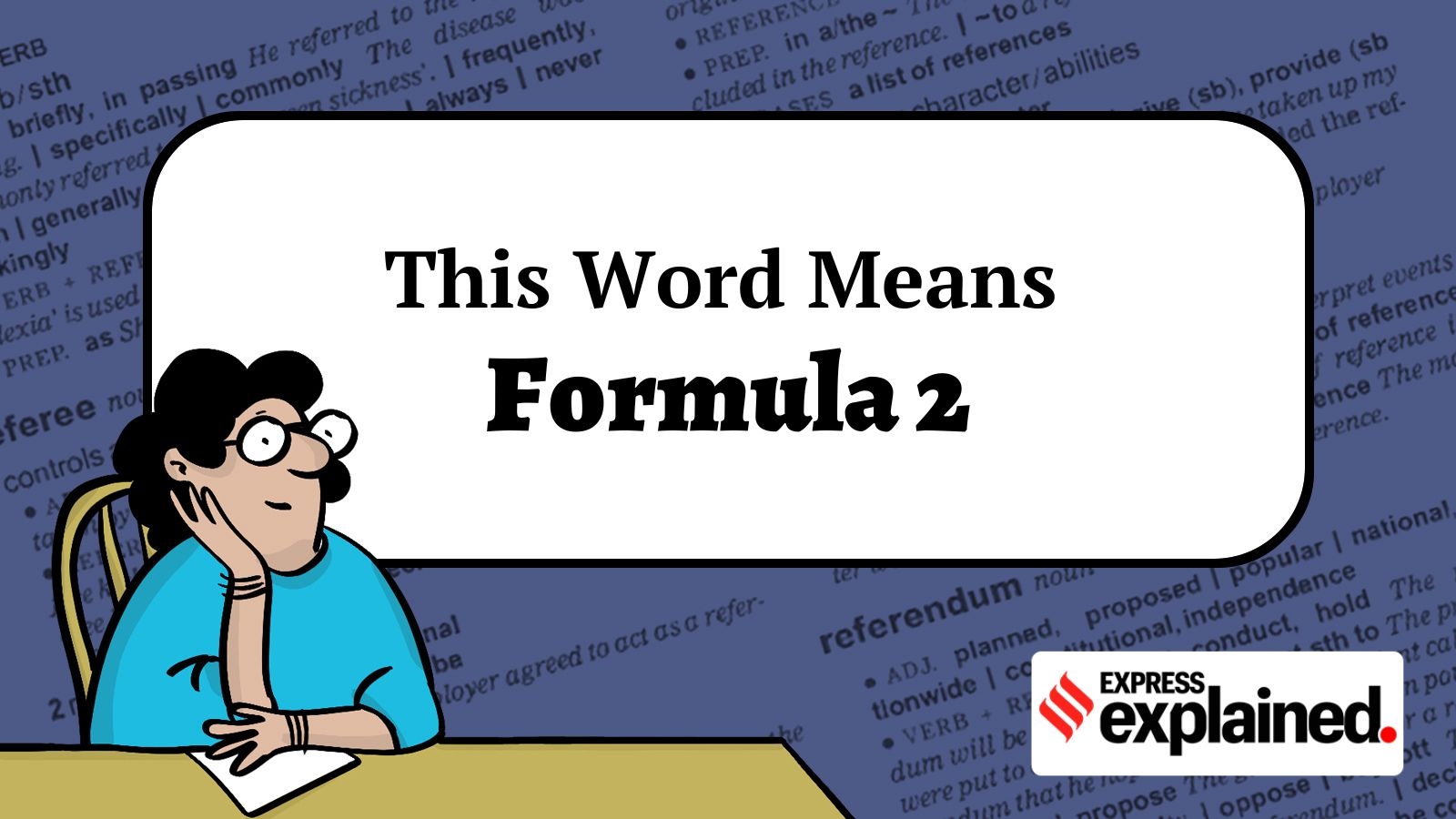 This Word Means: Formula 2