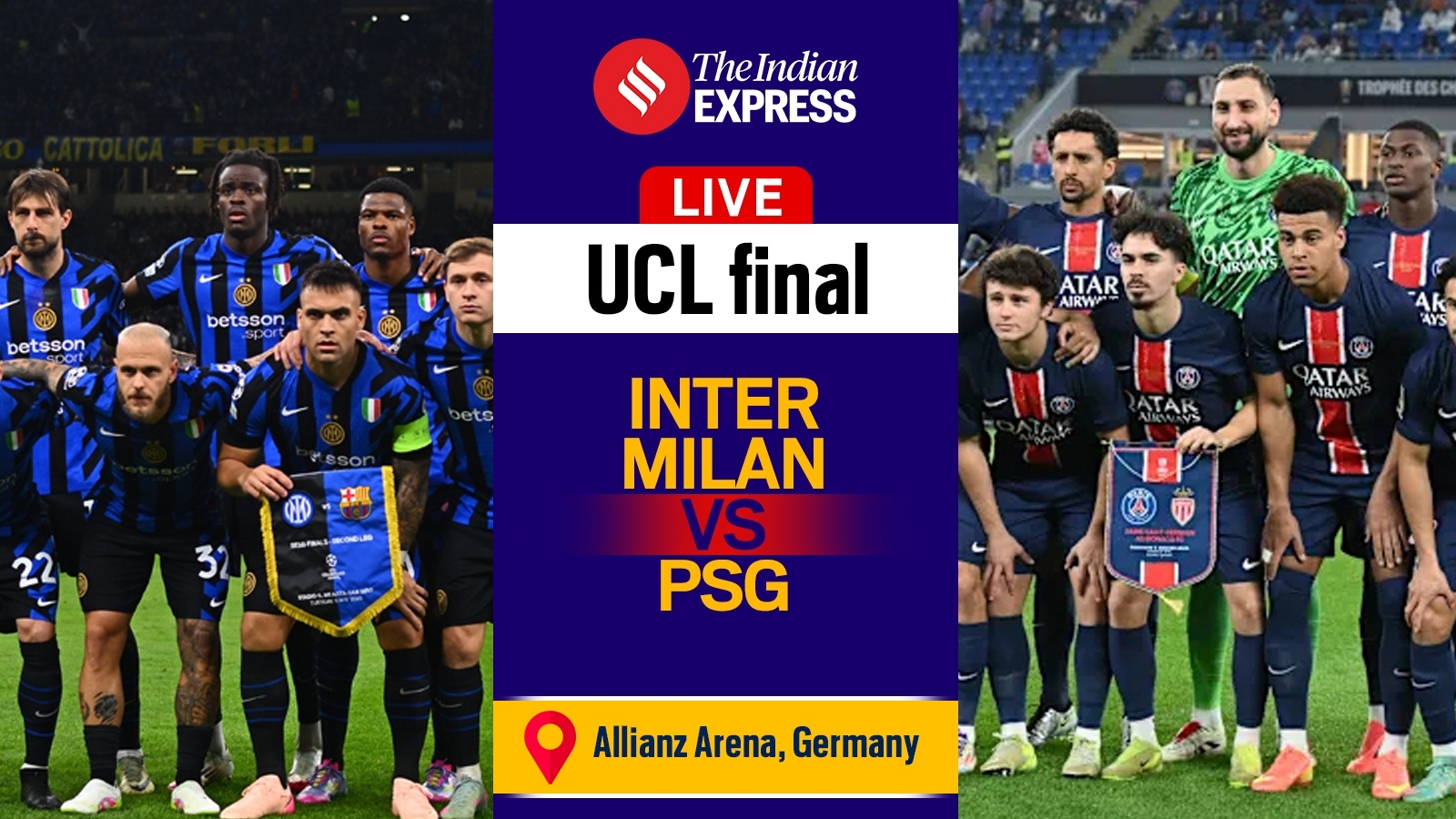 PSG vs Inter Milan, UEFA Champions League Final Live Updates: Paris Saint-Germain take on Inter in Munich