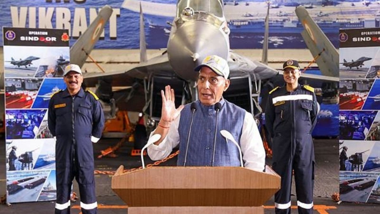 Pak would be split into 4 parts, if…: Rajnath's statement at sea with Op Sindoor hint