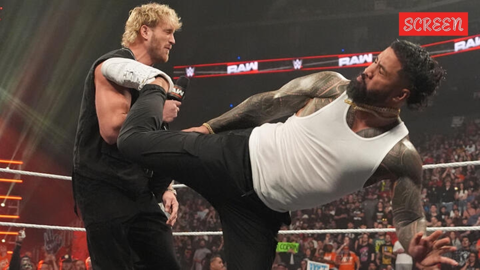 WWE Raw: Logan Paul feels the ‘yeet,' as Jey Uso hits him with a superkick ahead of their title match at Smackdown