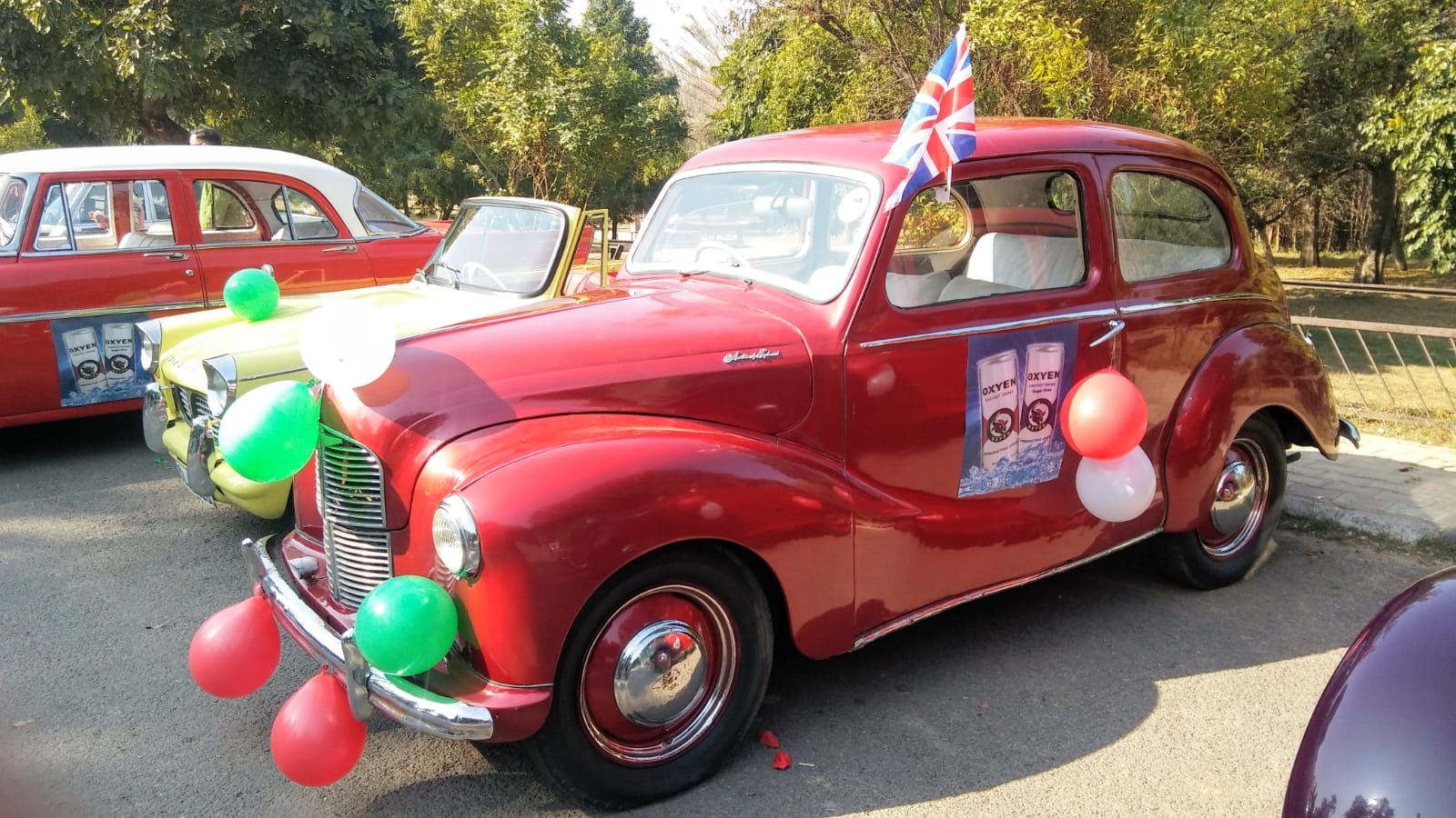 Of six vintage beauties in Chandigarh, a 1945-registered Austin 8, a 1967 Rajdoot
