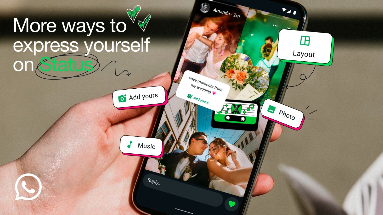 WhatsApp adds new features to make Status more creative and personal