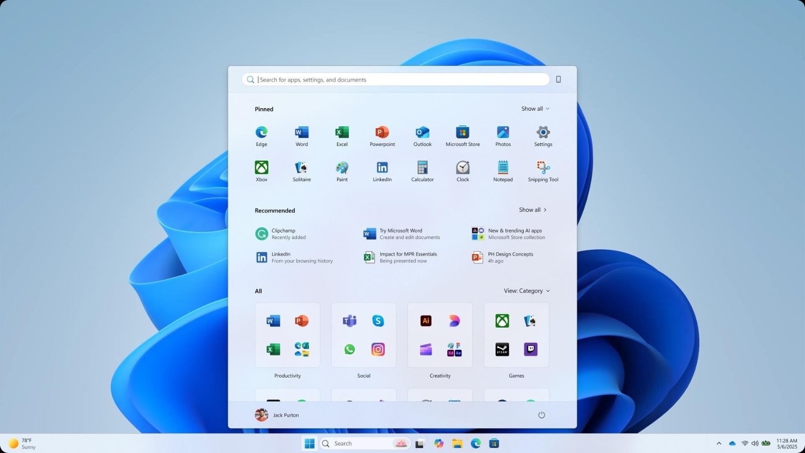 Microsoft unveils redesigned Windows 11 Start menu: Here's how the new one looks like