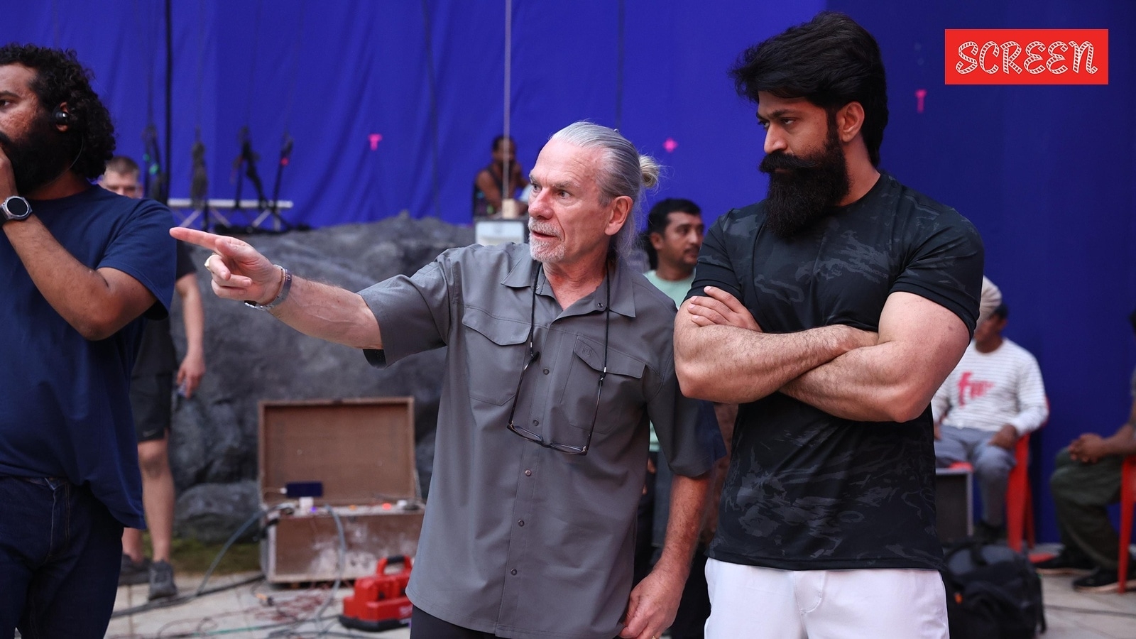 Actor Yash's first photos out as he shoots as Ravana in Nitesh Tiwari's Ramayana; films action scene with Mad Max stunt director