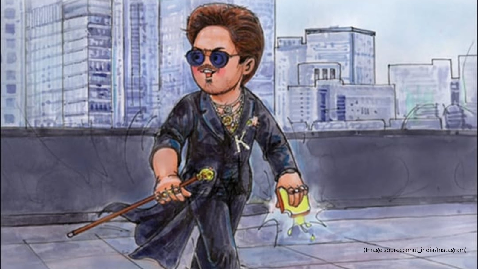 ‘India's biggest GalaKaar': Shah Rukh Khan's dazzling Met Gala debut in Sabyasachi gets Amul's topical nod