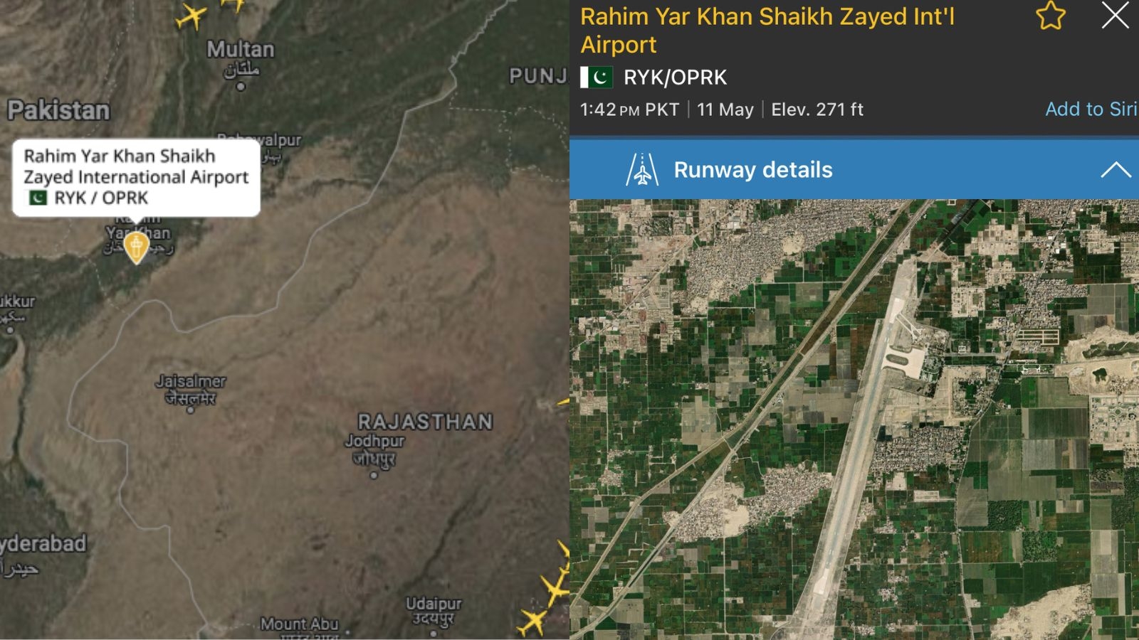 Following India's airstrike, Pakistan declares Rahim Yar Khan airbase's sole runway non-operational for a week