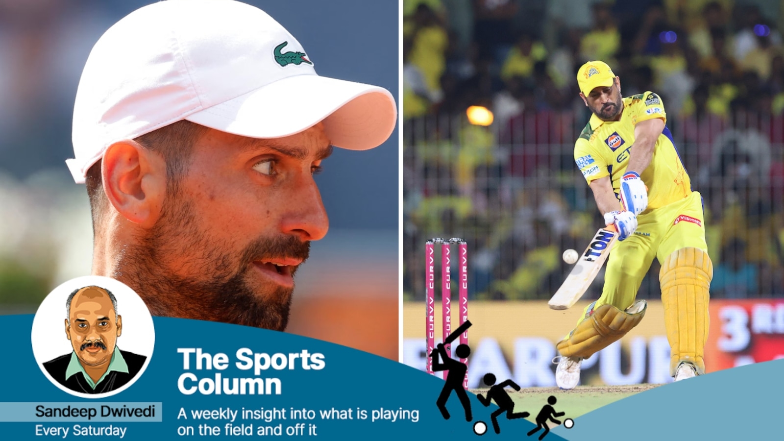 Novak Djokovic, MS Dhoni and the painful April of watching the unbreakable legends break