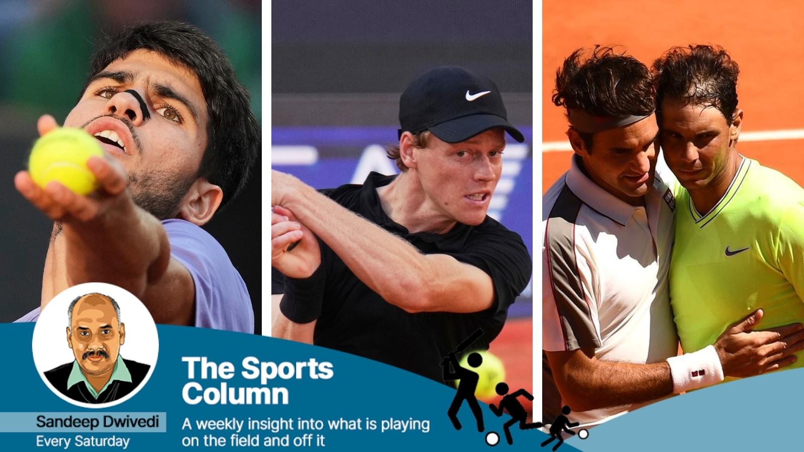 How does Alcaraz trap Sinner in the backhand corner? Like Nadal used to do against Federer