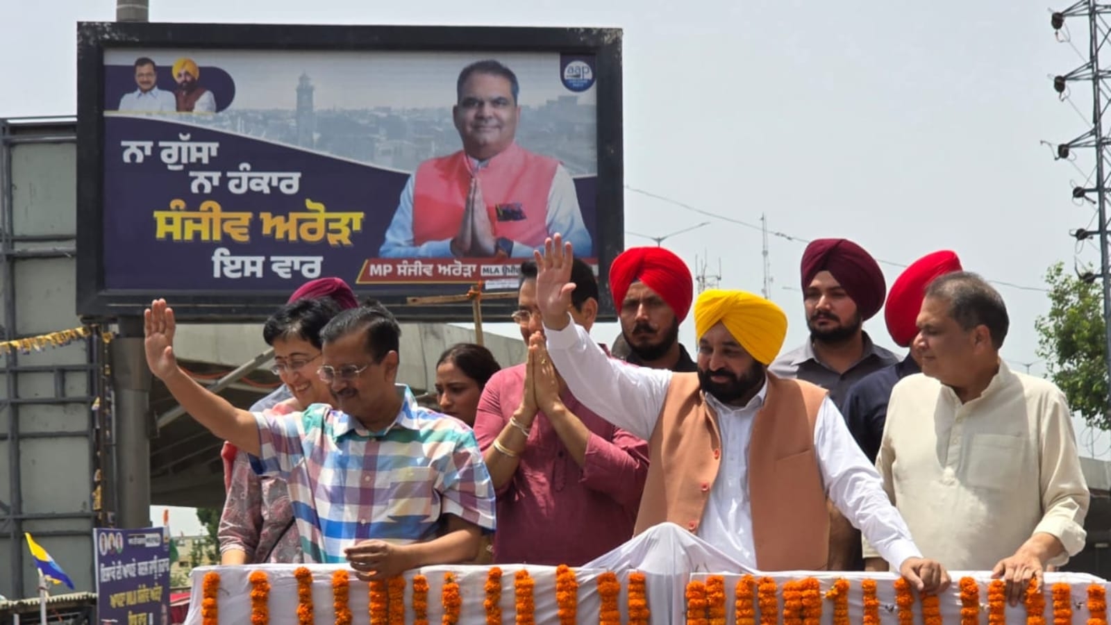 AAP's Sanjeev Arora files nomination, Kejriwal says ‘Ludhiana runs in his veins'