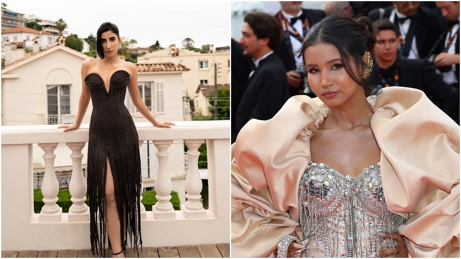 ‘Ye colour meri mummy ka favourite hai': Nancy Tyagi returns to Cannes in dress that took her a month to create; see other Indian celebs too