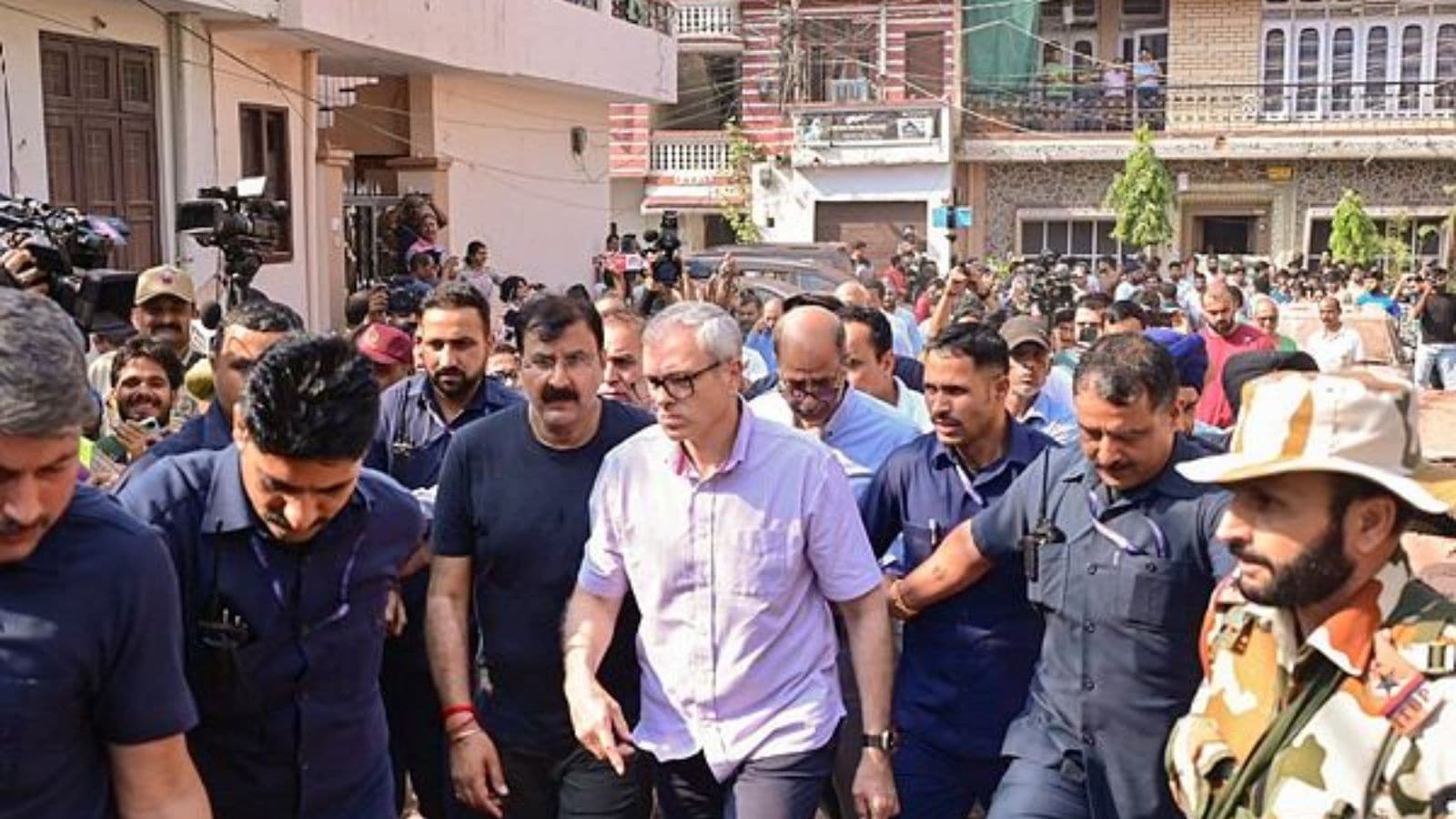 Brotherhood among Hindus, Muslims, Sikhs commendable: On Poonch visit, Omar meets families ravaged by shelling